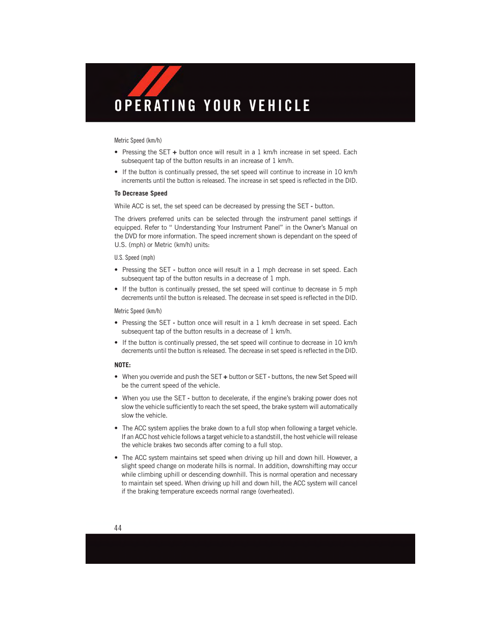 Dodge 2015 Durango - User Guide User Manual | Page 46 / 228