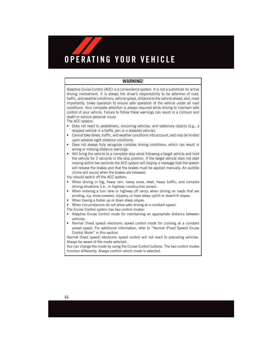 Dodge 2015 Durango - User Guide User Manual | Page 48 / 228