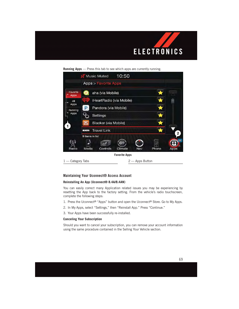 Maintaining your uconnect® access account | Dodge 2015 Durango - User Guide User Manual | Page 71 / 228