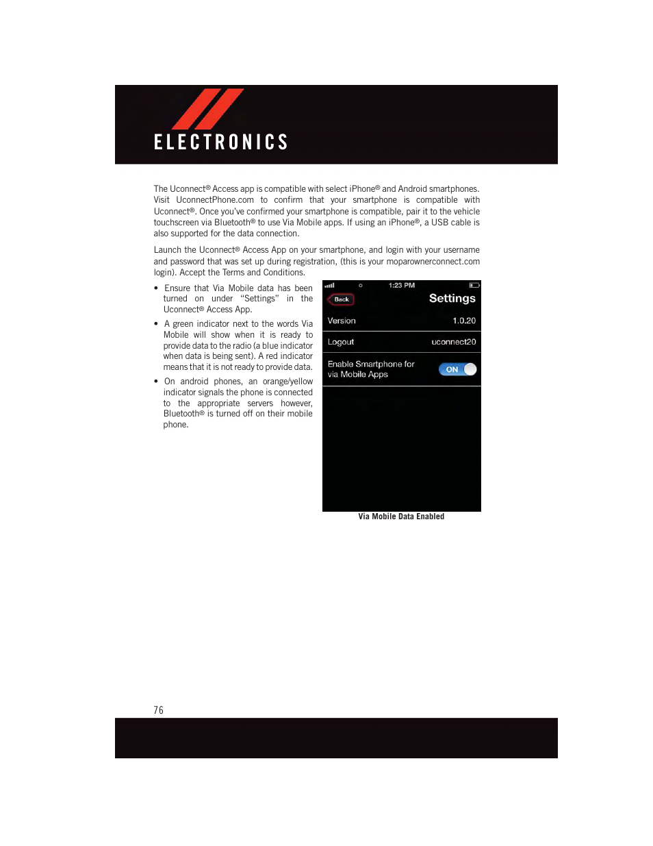 Dodge 2015 Durango - User Guide User Manual | Page 78 / 228