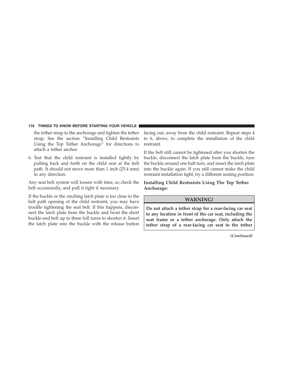 Dodge 2015 Grand_Caravan - Owner Manual User Manual | Page 118 / 703