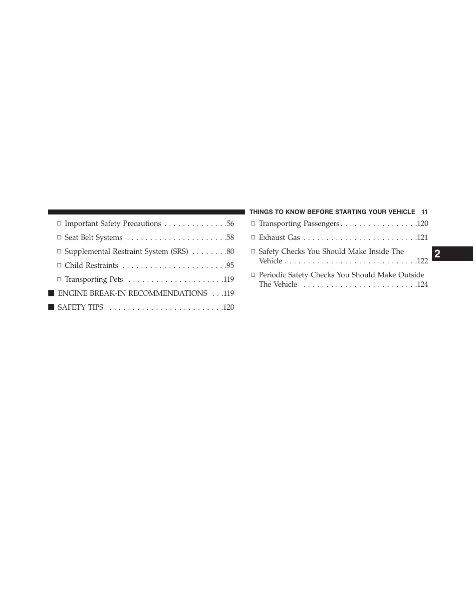 Dodge 2015 Grand_Caravan - Owner Manual User Manual | Page 13 / 703