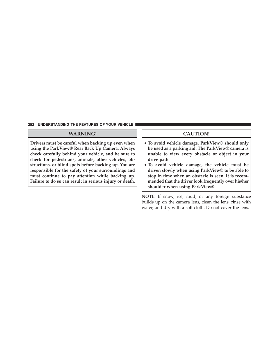 Dodge 2015 Grand_Caravan - Owner Manual User Manual | Page 254 / 703
