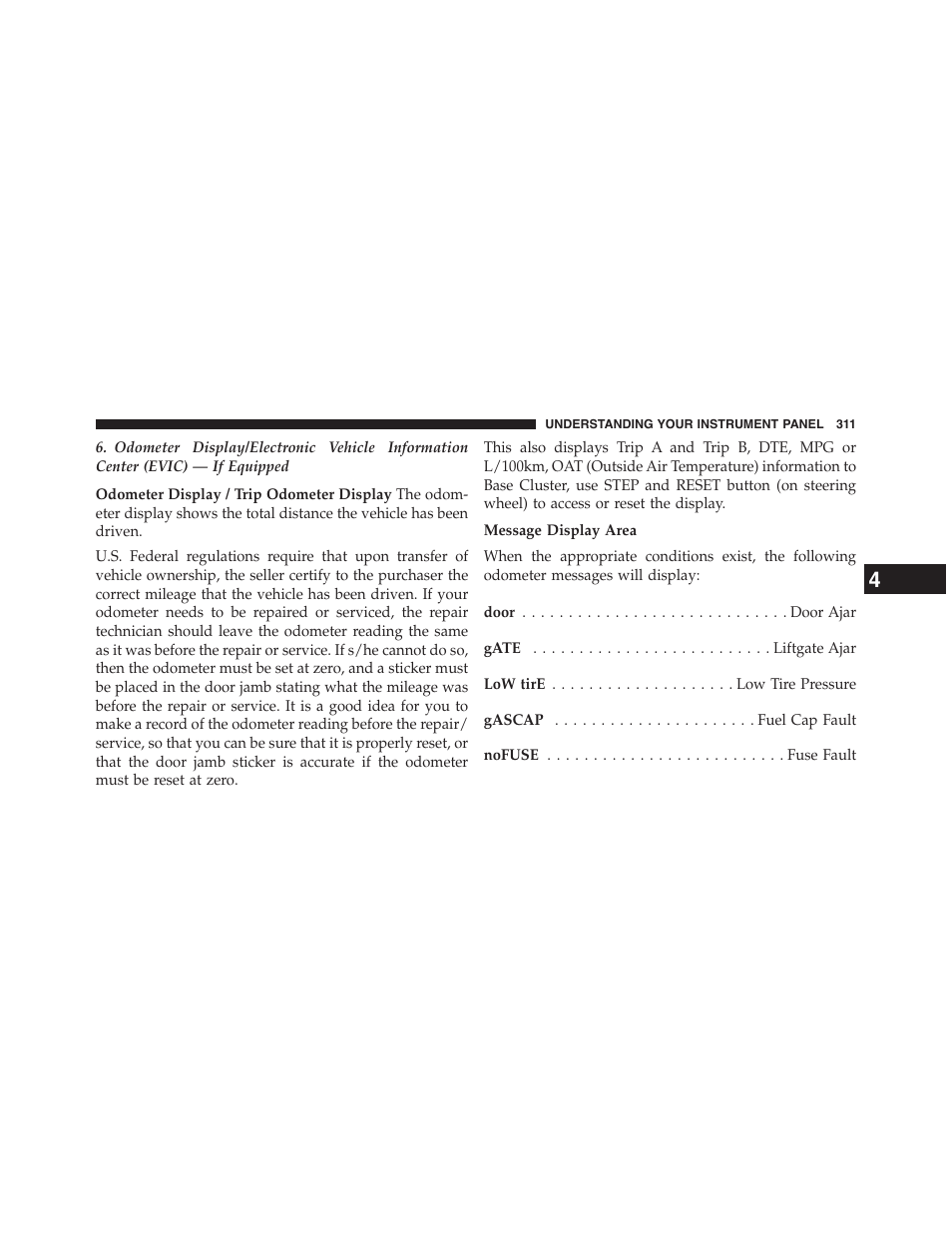 Dodge 2015 Grand_Caravan - Owner Manual User Manual | Page 313 / 703