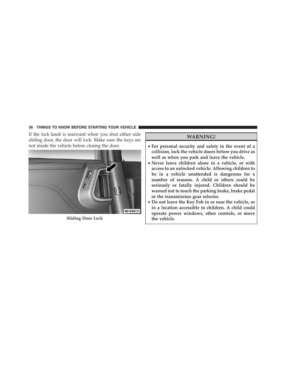 Dodge 2015 Grand_Caravan - Owner Manual User Manual | Page 38 / 703