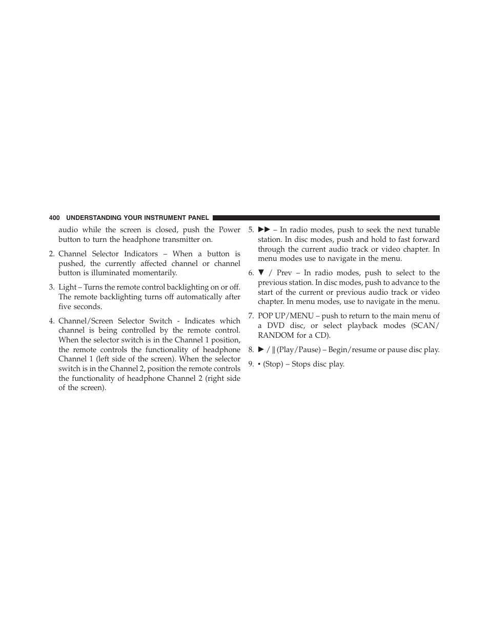 Dodge 2015 Grand_Caravan - Owner Manual User Manual | Page 402 / 703