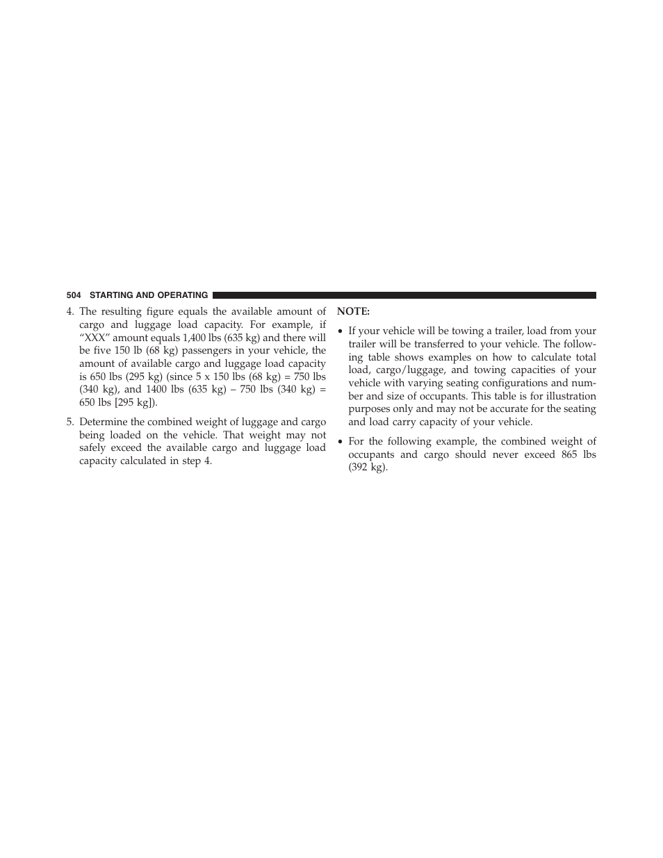 Dodge 2015 Grand_Caravan - Owner Manual User Manual | Page 506 / 703