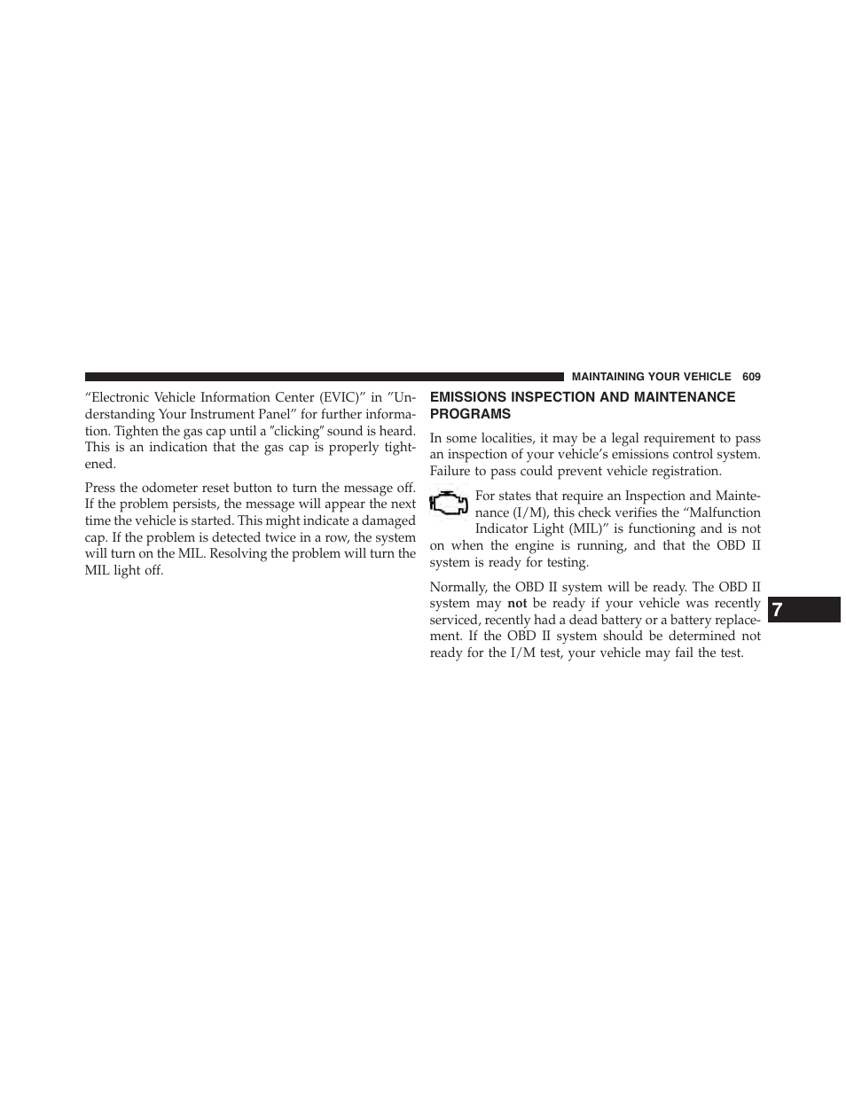 Emissions inspection and maintenance programs, Emissions inspection and maintenance, Programs | Dodge 2015 Grand_Caravan - Owner Manual User Manual | Page 611 / 703