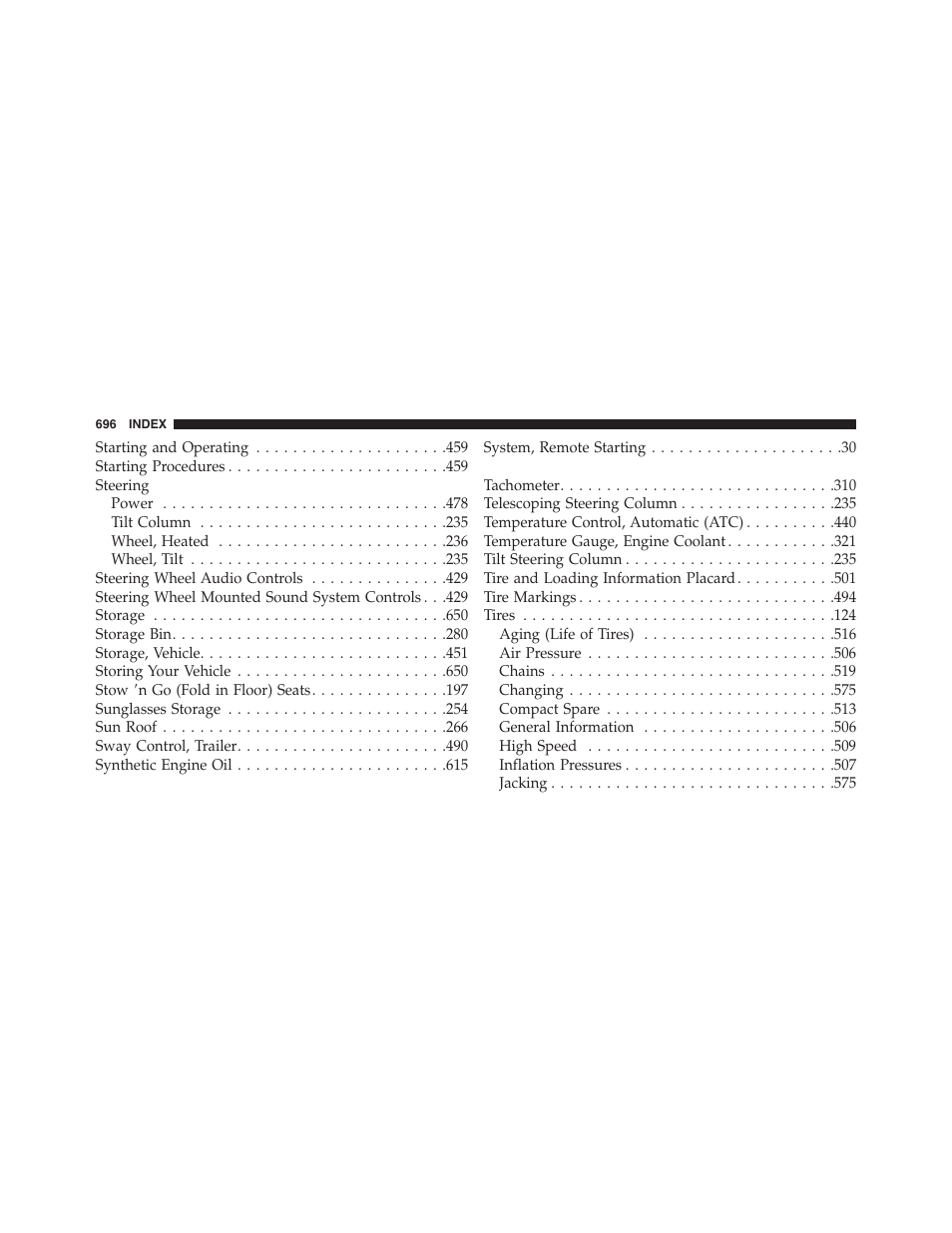 Dodge 2015 Grand_Caravan - Owner Manual User Manual | Page 698 / 703