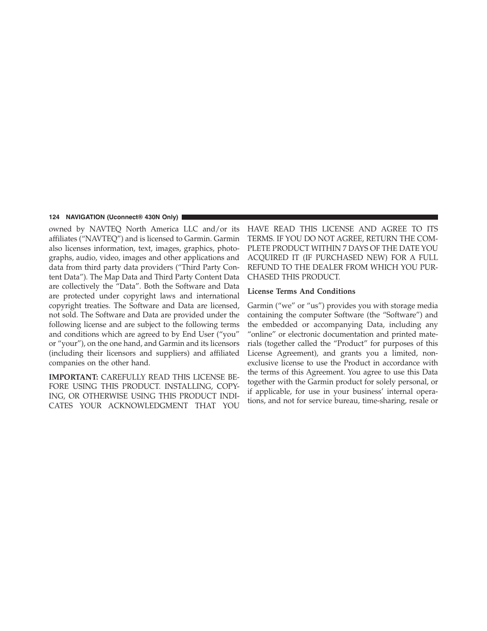 Dodge 2015 Grand_Caravan - Uconnect 430/430N Manual User Manual | Page 125 / 146