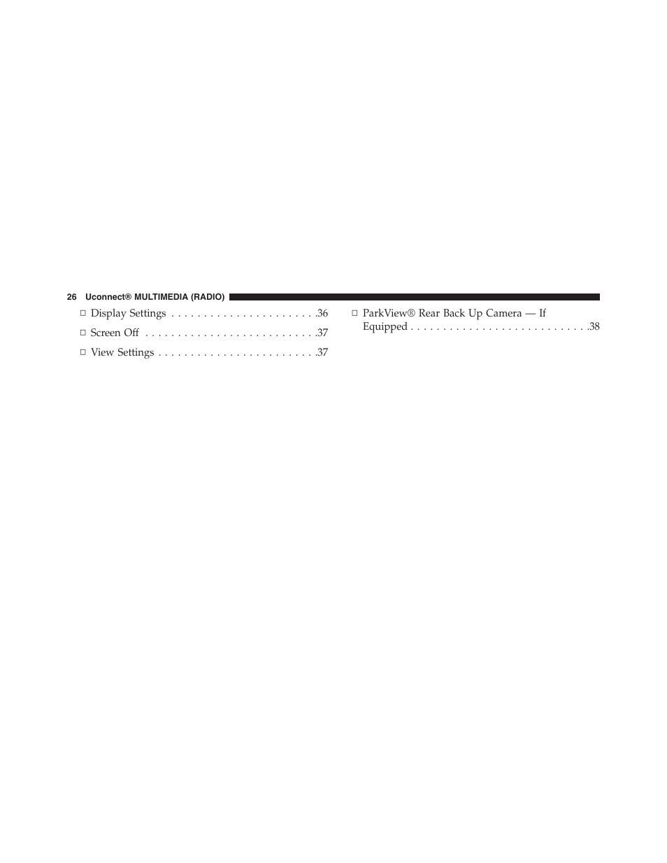 Dodge 2015 Grand_Caravan - Uconnect 430/430N Manual User Manual | Page 27 / 146