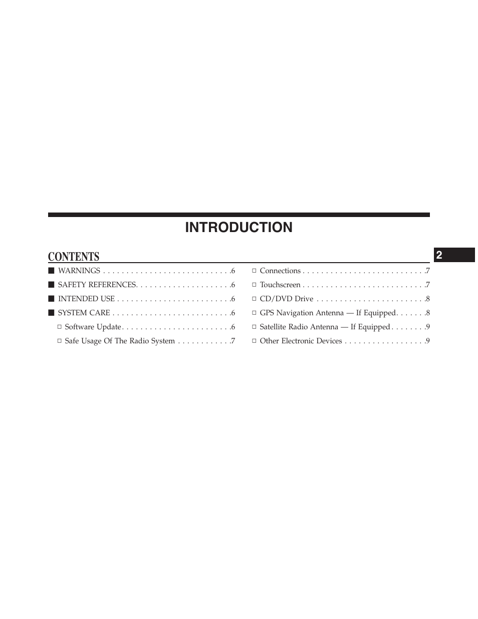 Dodge 2015 Grand_Caravan - Uconnect 430/430N Manual User Manual | Page 6 / 146