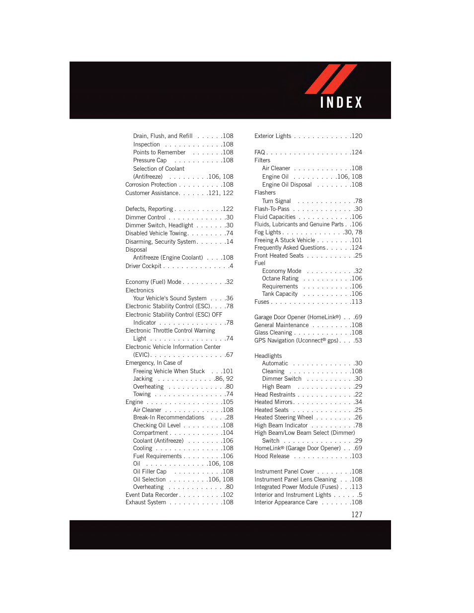 Dodge 2015 Grand_Caravan - User Guide User Manual | Page 129 / 140