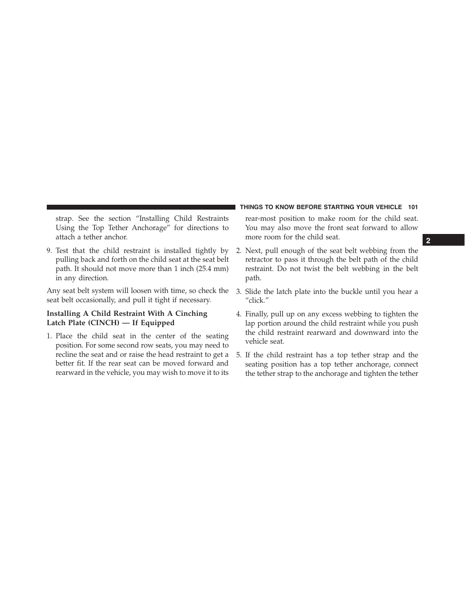 Dodge 2015 Journey - Owner Manual User Manual | Page 103 / 657