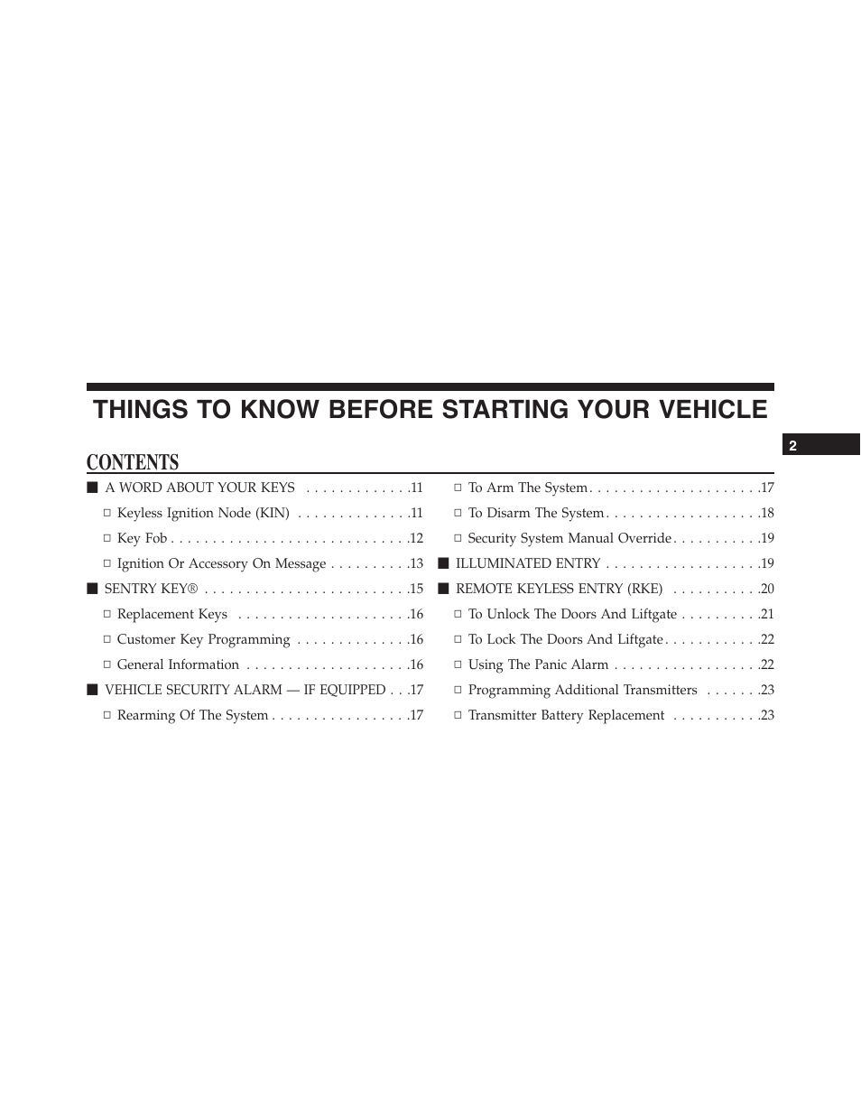 Dodge 2015 Journey - Owner Manual User Manual | Page 11 / 657