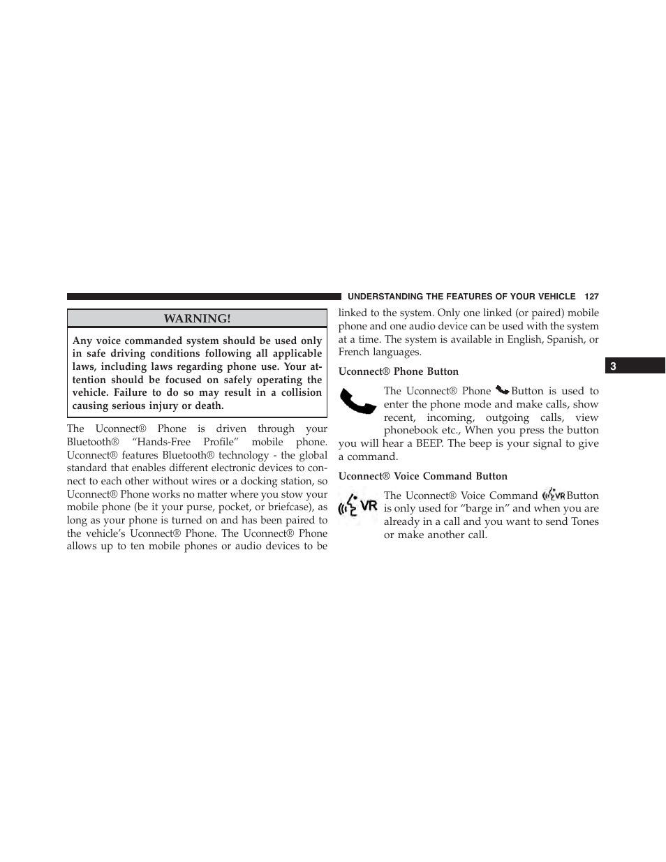 Dodge 2015 Journey - Owner Manual User Manual | Page 129 / 657