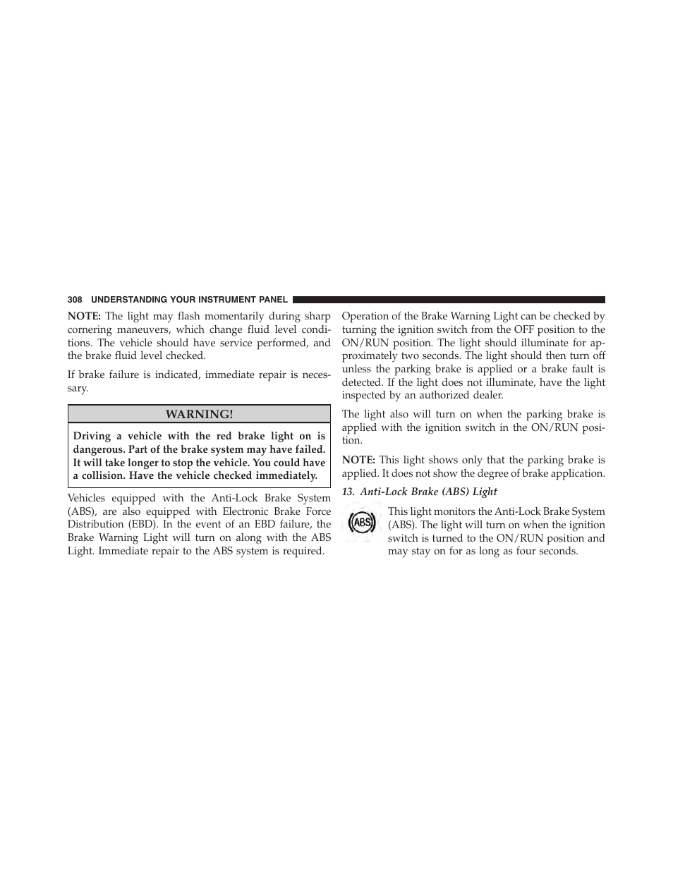Dodge 2015 Journey - Owner Manual User Manual | Page 310 / 657