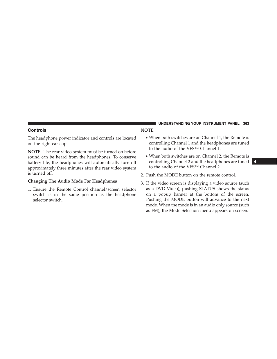 Controls | Dodge 2015 Journey - Owner Manual User Manual | Page 365 / 657