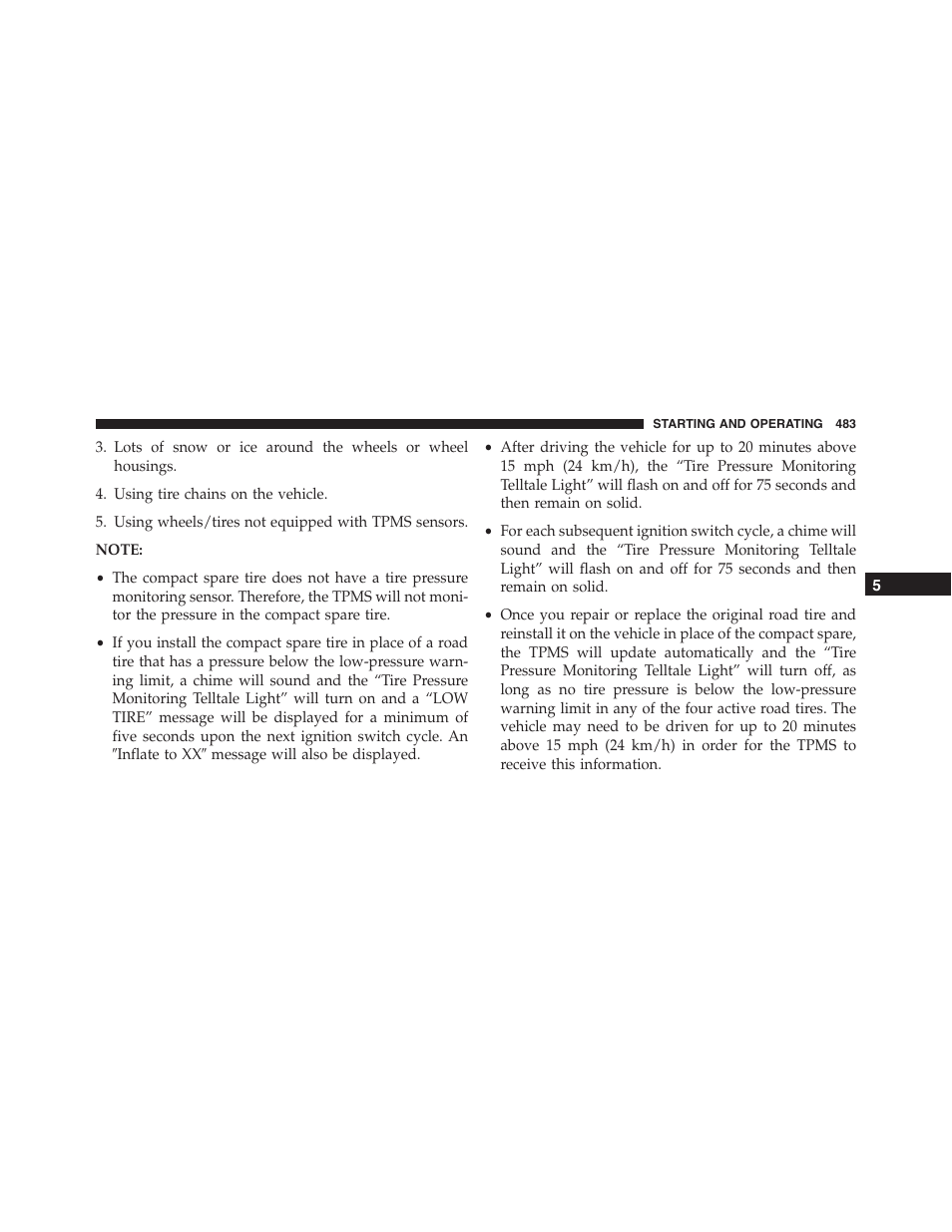Dodge 2015 Journey - Owner Manual User Manual | Page 485 / 657