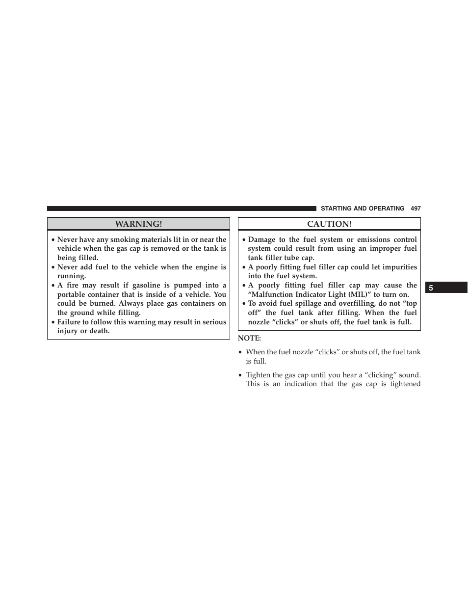 Dodge 2015 Journey - Owner Manual User Manual | Page 499 / 657