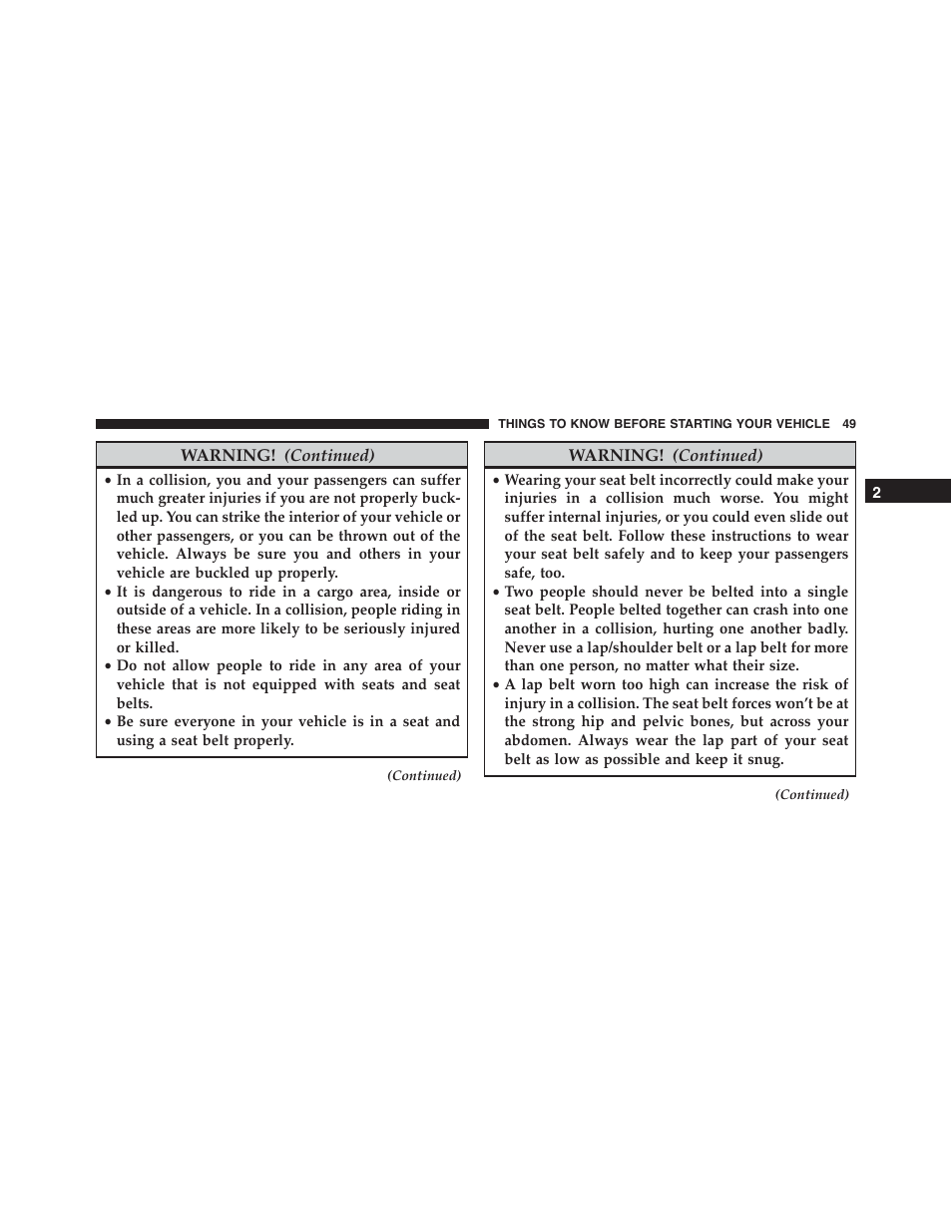 Dodge 2015 Journey - Owner Manual User Manual | Page 51 / 657