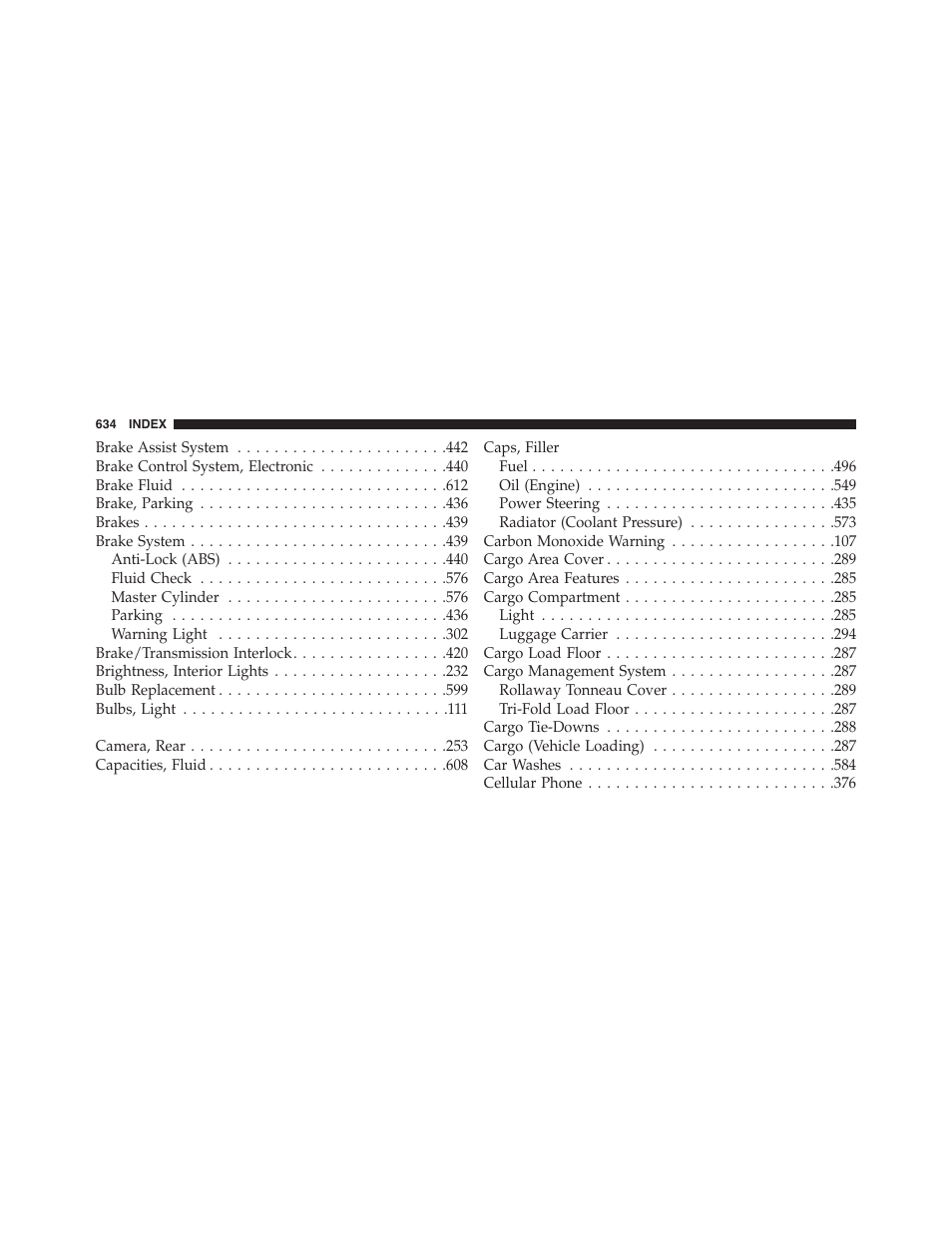 Dodge 2015 Journey - Owner Manual User Manual | Page 636 / 657