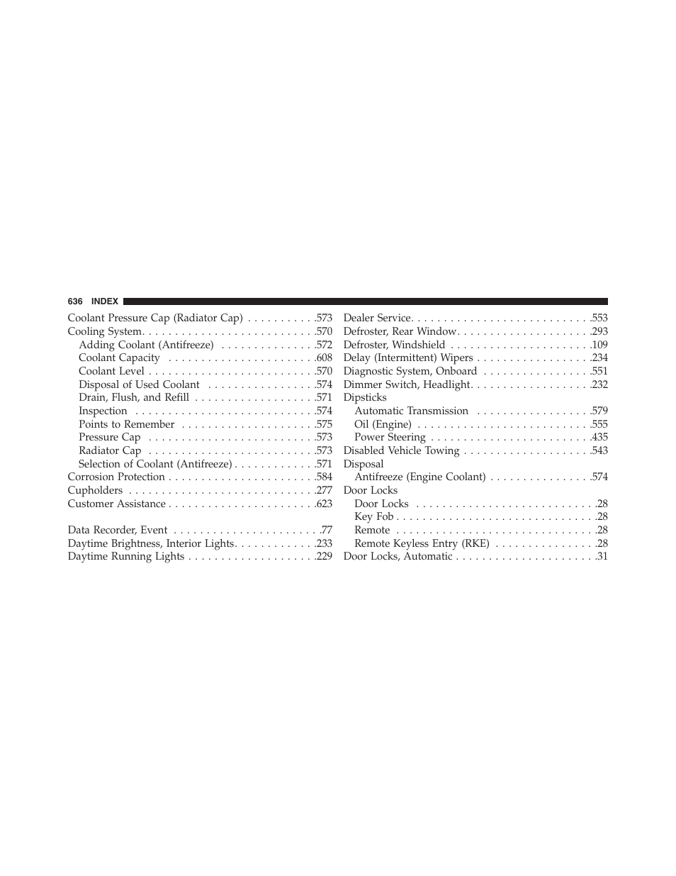 Dodge 2015 Journey - Owner Manual User Manual | Page 638 / 657