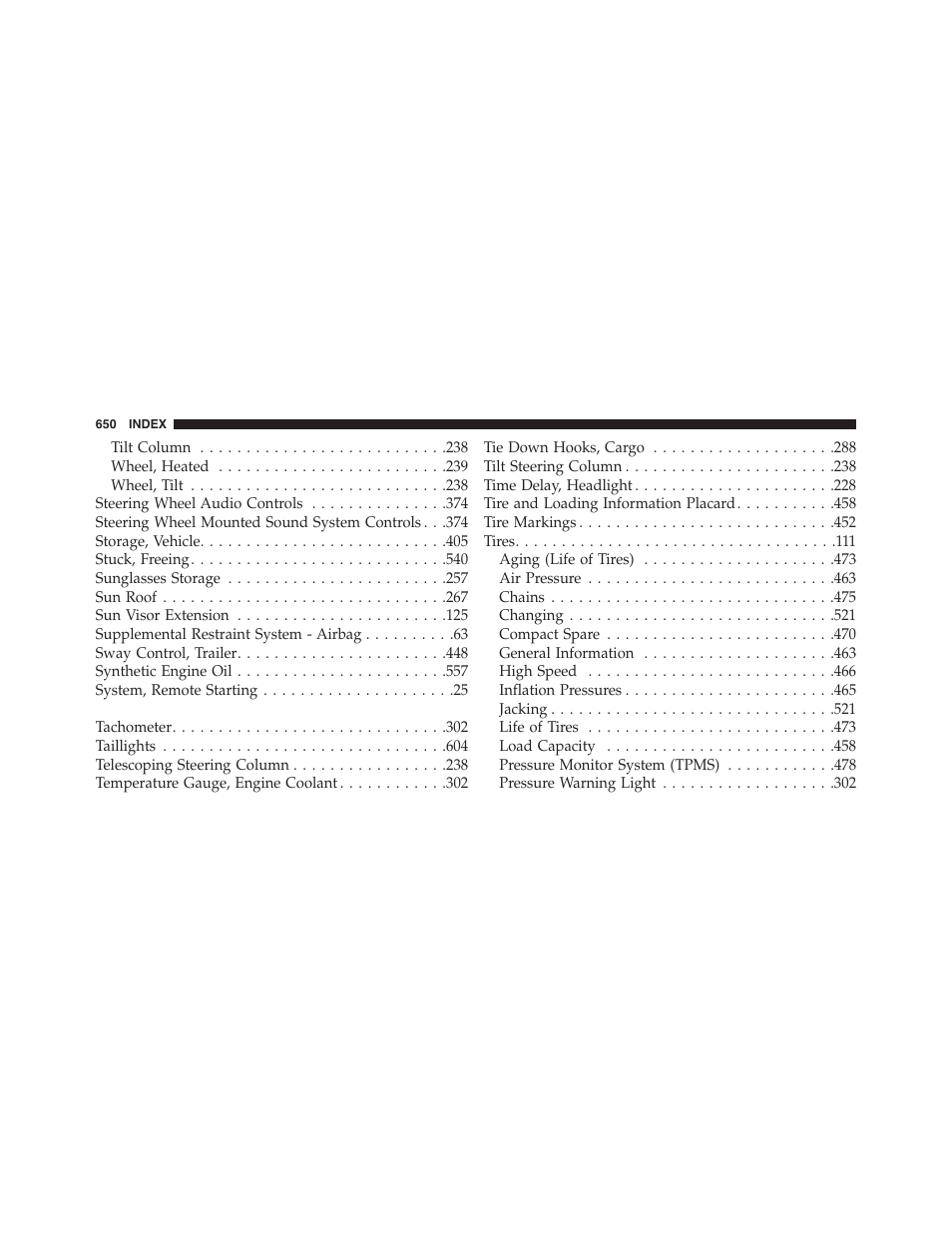 Dodge 2015 Journey - Owner Manual User Manual | Page 652 / 657