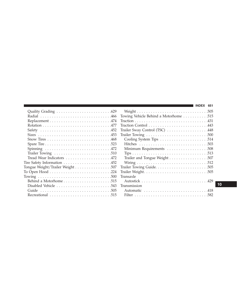 Dodge 2015 Journey - Owner Manual User Manual | Page 653 / 657