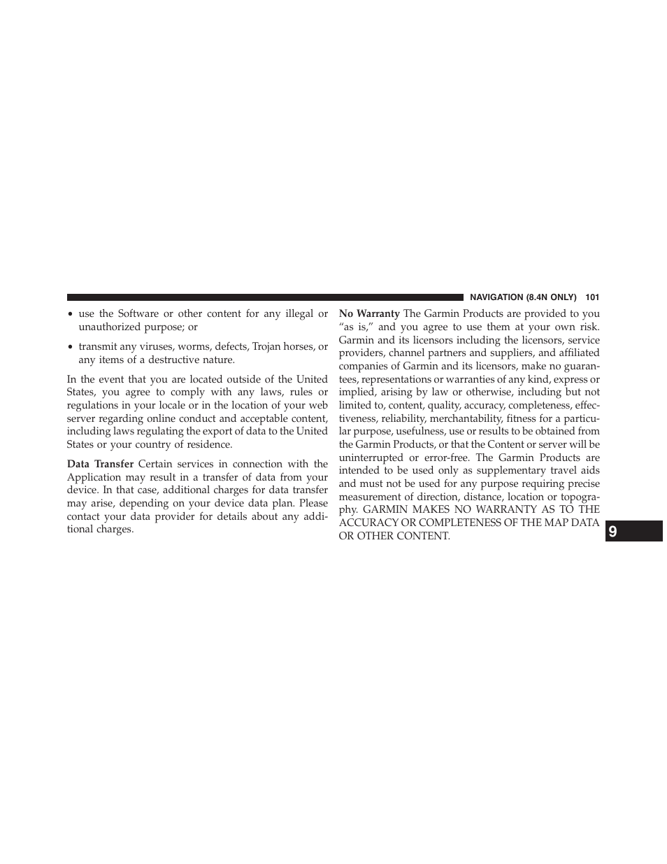 Dodge 2015 Journey - Uconnect 8.4/8.4N Manual User Manual | Page 102 / 119