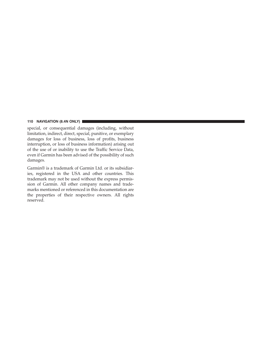 Dodge 2015 Journey - Uconnect 8.4/8.4N Manual User Manual | Page 111 / 119