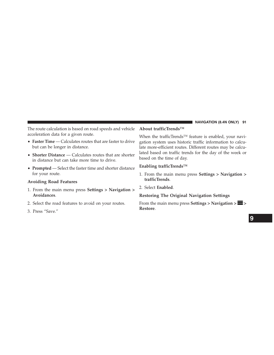 Dodge 2015 Journey - Uconnect 8.4/8.4N Manual User Manual | Page 92 / 119
