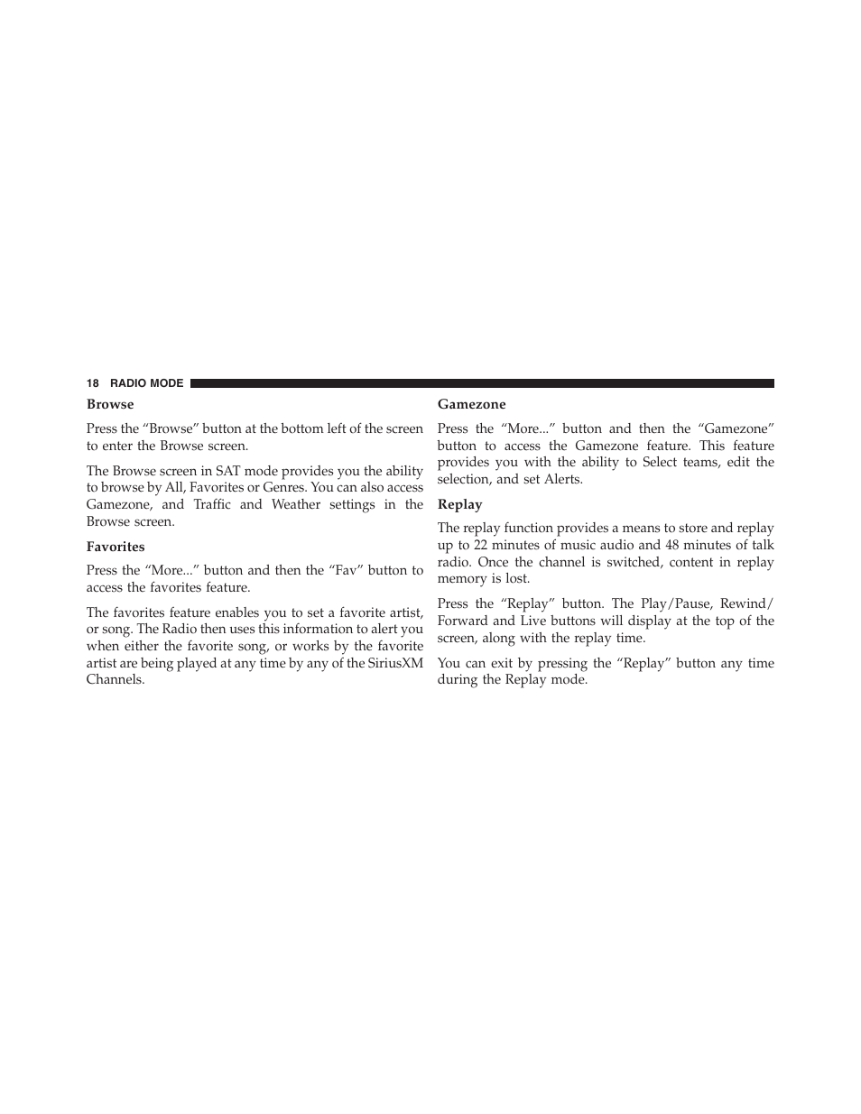 Dodge 2015 Journey - Uconnect 4.3 Manual User Manual | Page 19 / 42