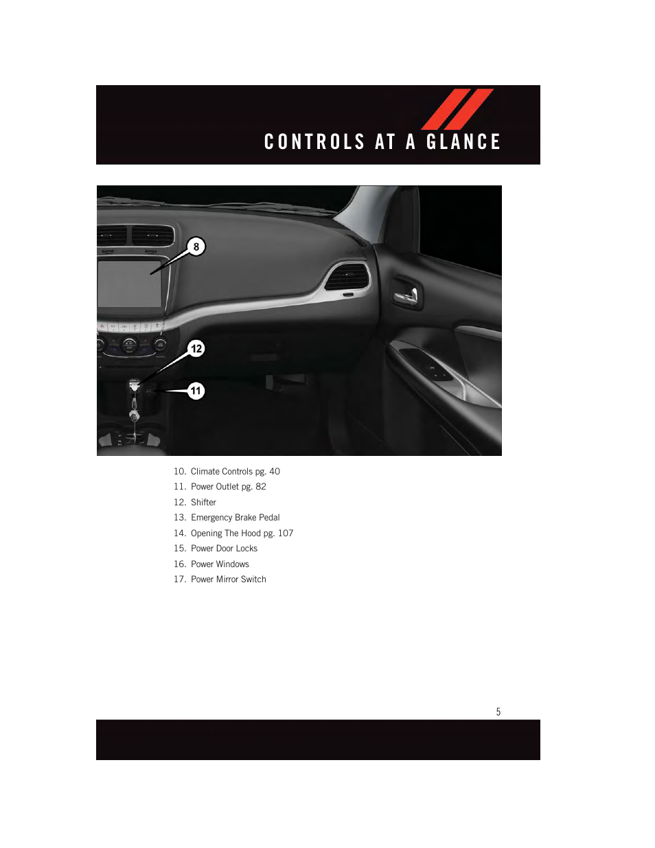 Dodge 2015 Journey - User Guide User Manual | Page 7 / 140