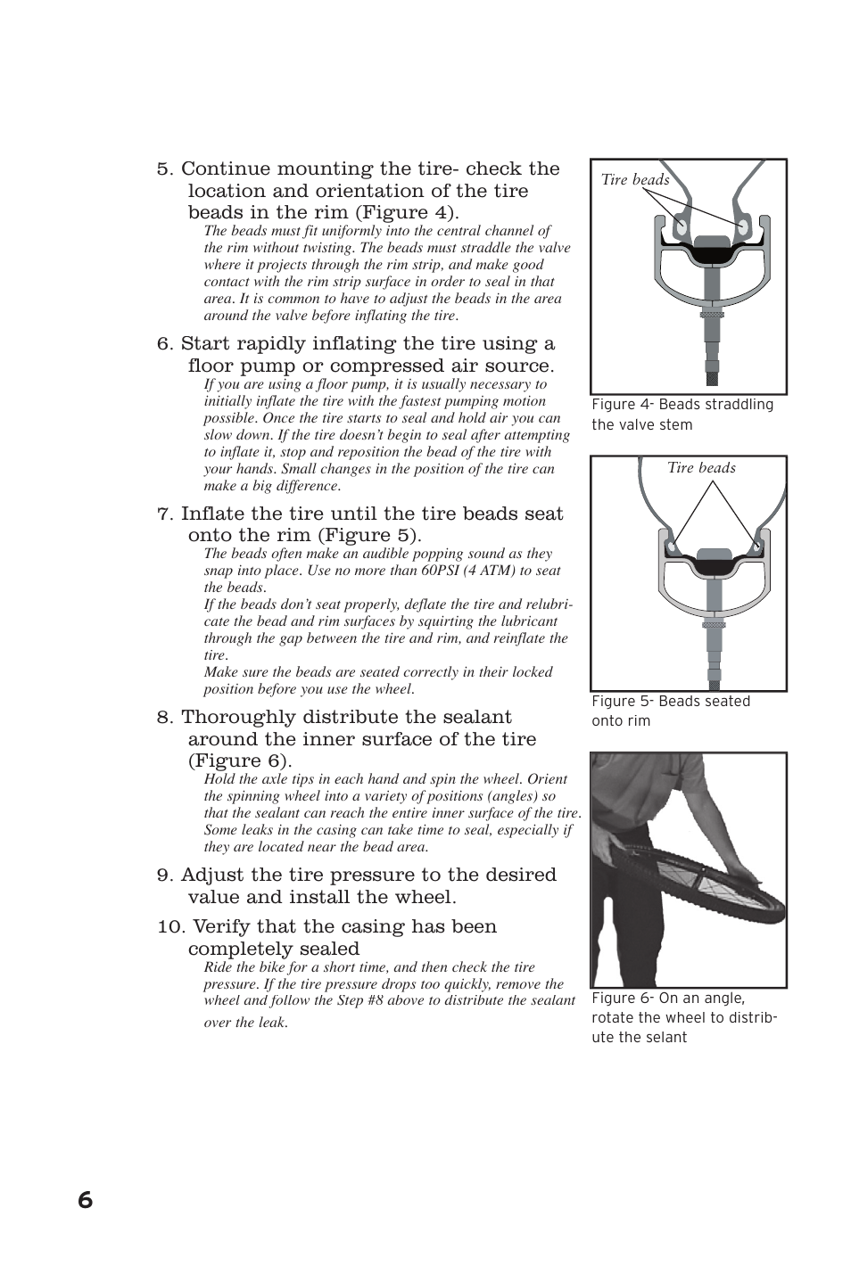 Bontrager Tubeless Ready Tire User Manual | Page 6 / 8