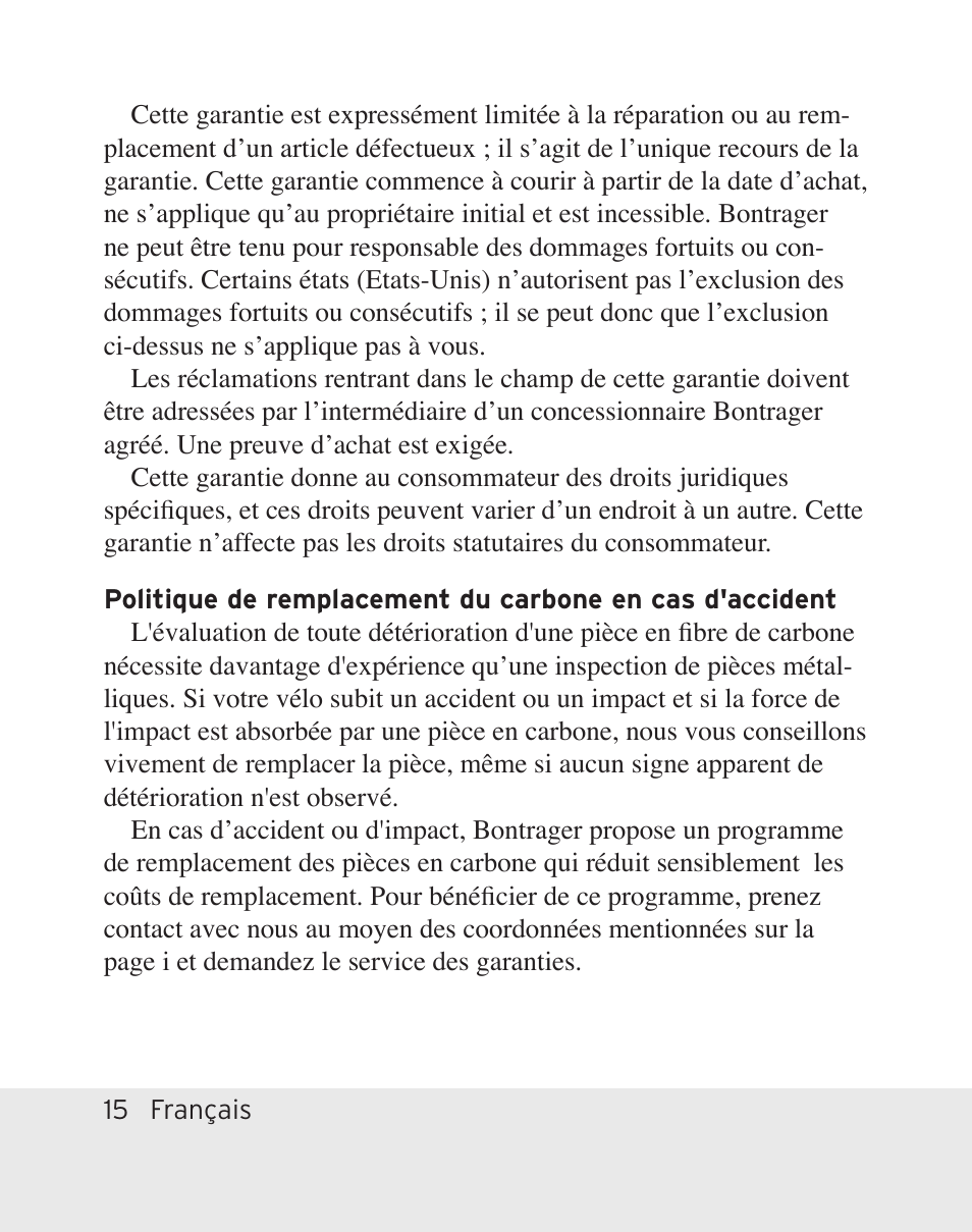 Bontrager Aerobar Race X Lite User Manual | Page 66 / 66