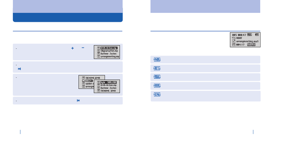 Easily finding file and setting playback | BoomGear MP-825BT User Manual | Page 23 / 31