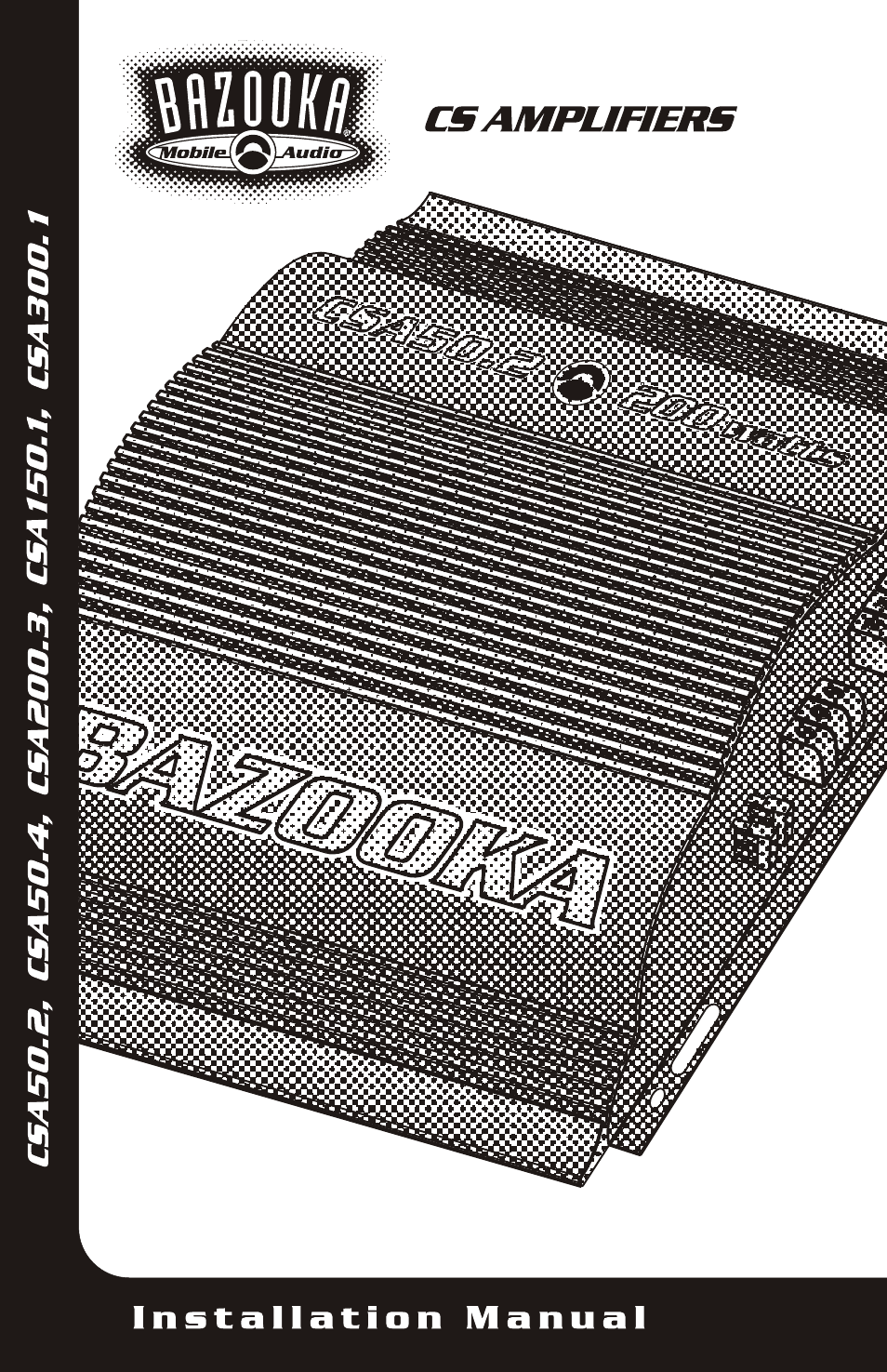 Bazooka CSA50.4 User Manual | 20 pages