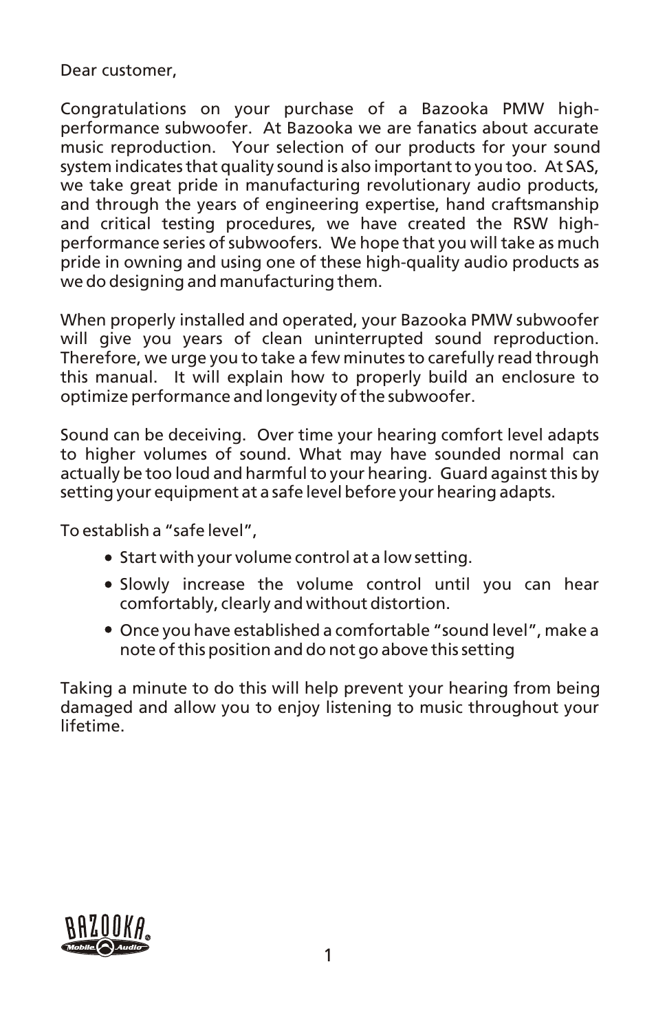 Bazooka PMW1024DVC User Manual | Page 2 / 8