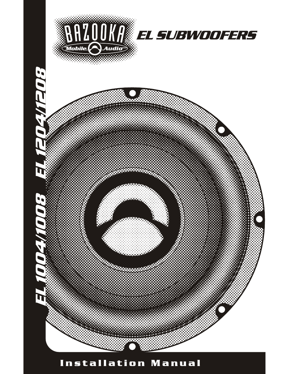Bazooka EL1204 User Manual | 12 pages