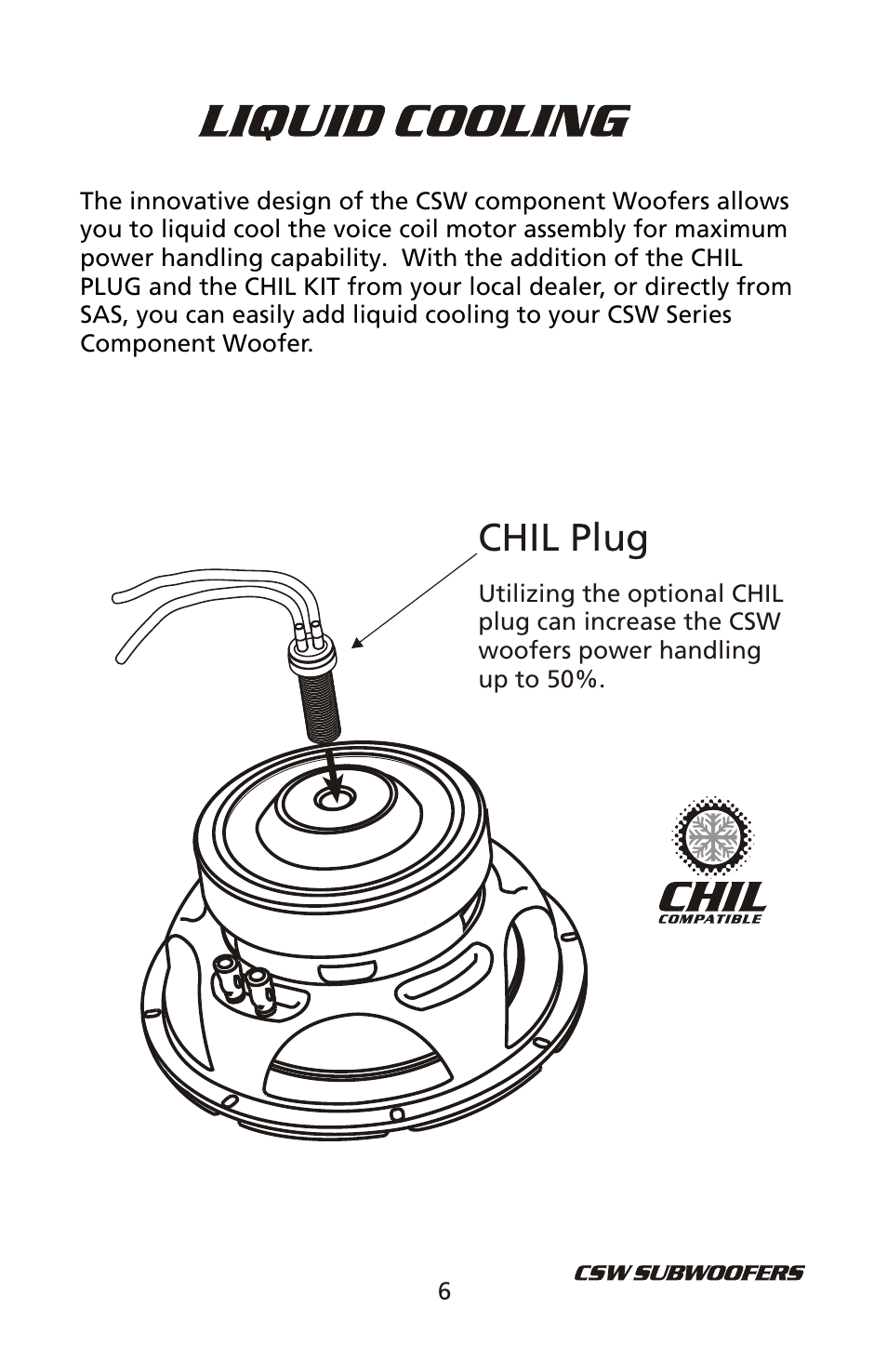 Chil plug | Bazooka CSW1214 User Manual | Page 7 / 8
