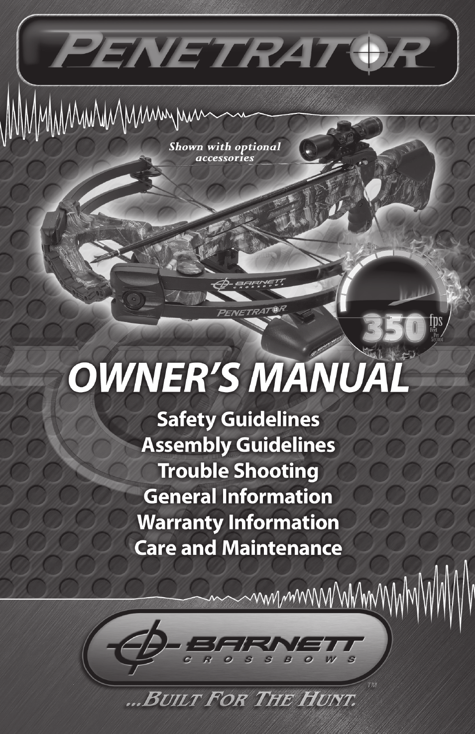 Barnett Crossbows Penetrator 350 User Manual | 18 pages