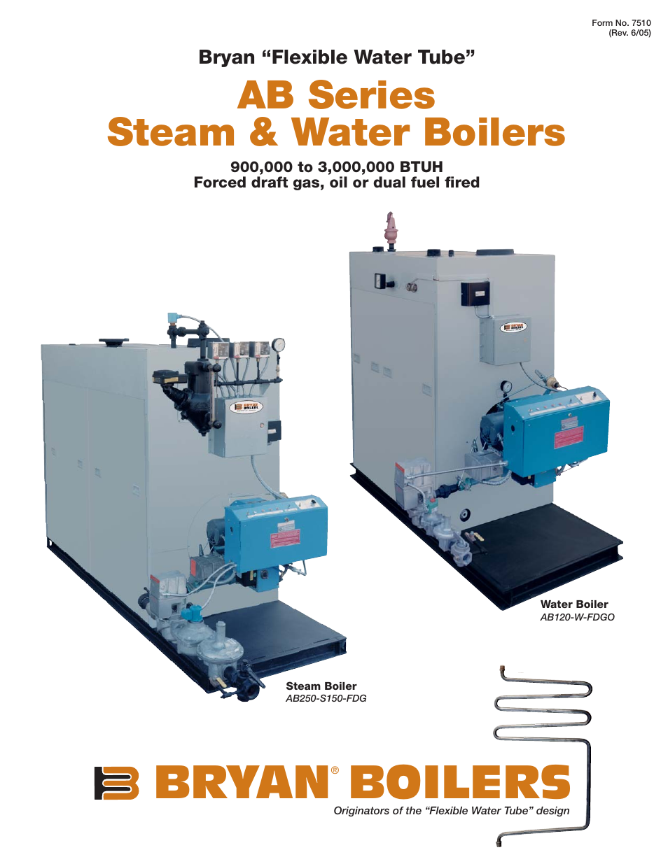 Bryan Boilers AB250-S150-FDG User Manual | 4 pages