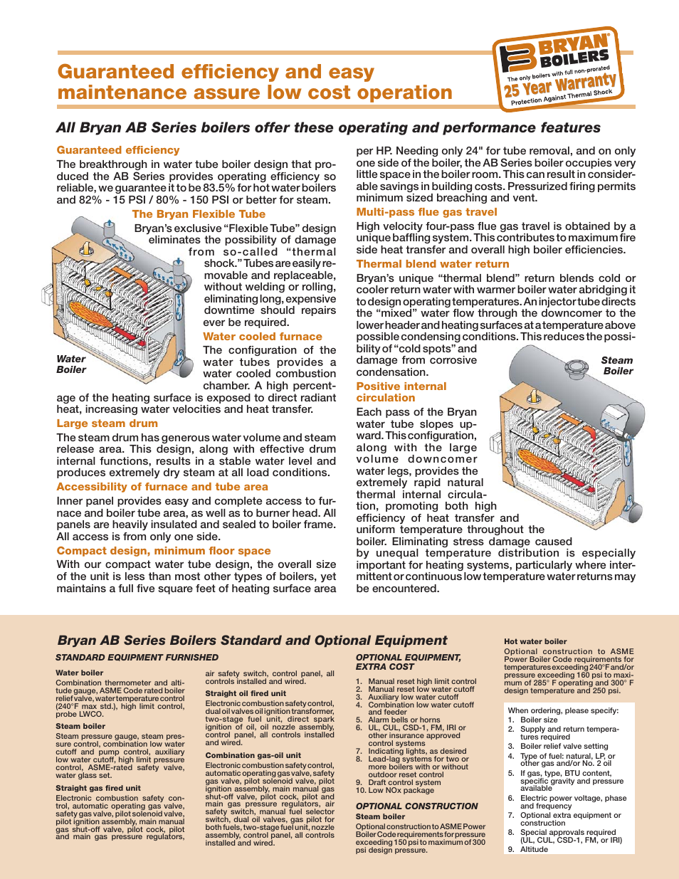 Bryan Boilers AB250-S150-FDG User Manual | Page 3 / 4