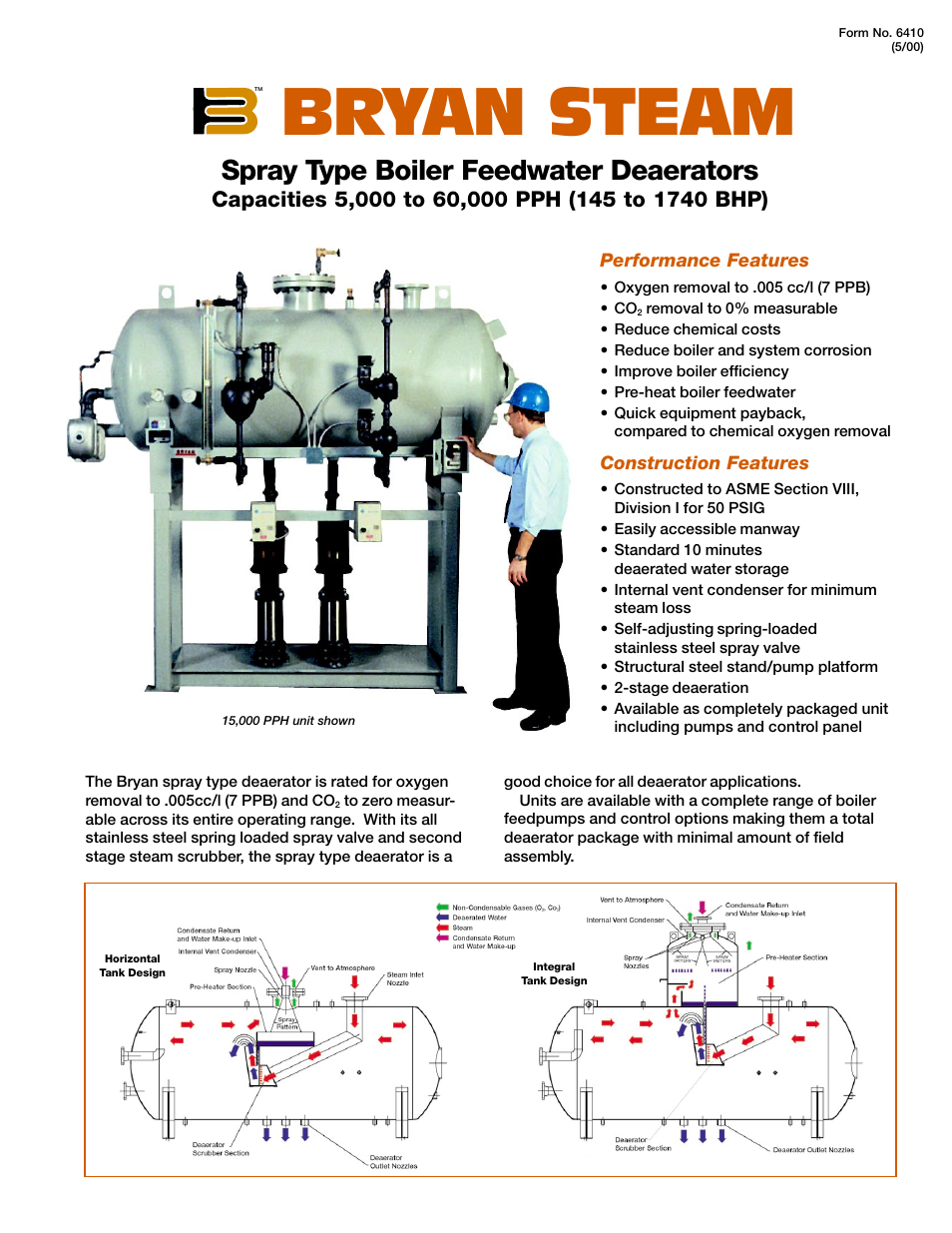 Bryan Boilers DST-35 User Manual | 2 pages