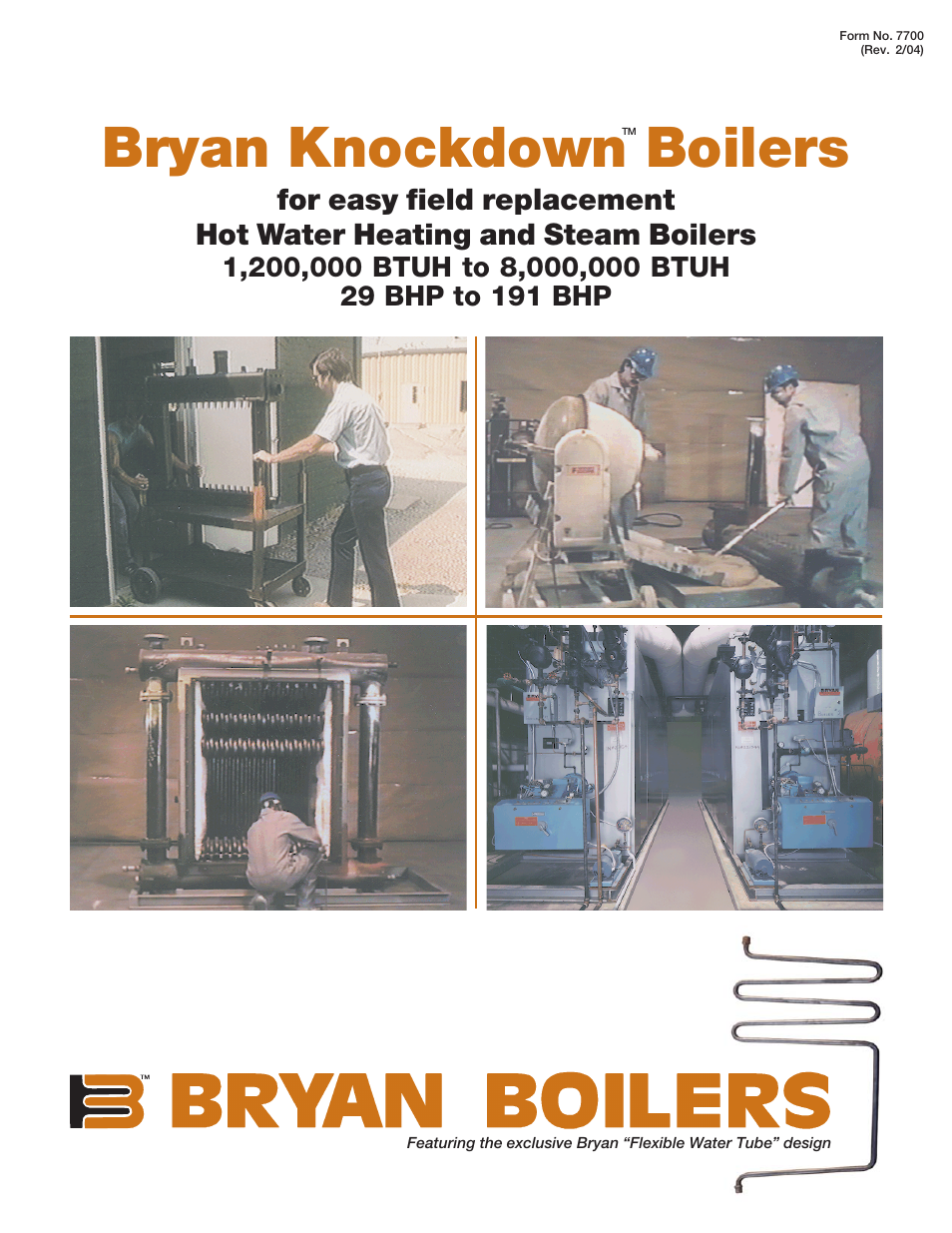 Bryan Boilers Bryan Knockdown CLM-150 36 User Manual | 4 pages