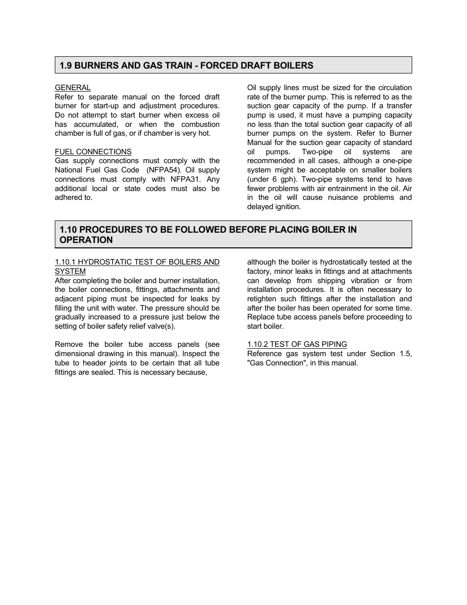 Bryan Boilers Forced Draft Steam Boilers User Manual | Page 21 / 37