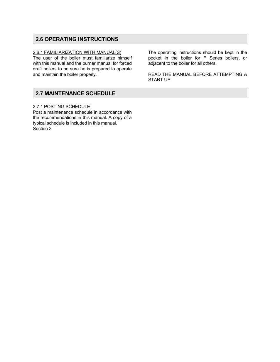 Bryan Boilers Forced Draft Steam Boilers User Manual | Page 27 / 37