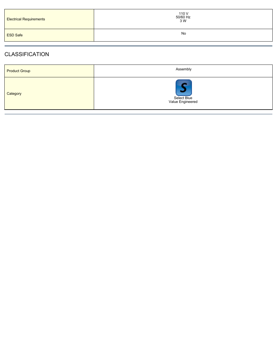 Classification | ASG Jergens 66147 LDX-130 User Manual | Page 2 / 2