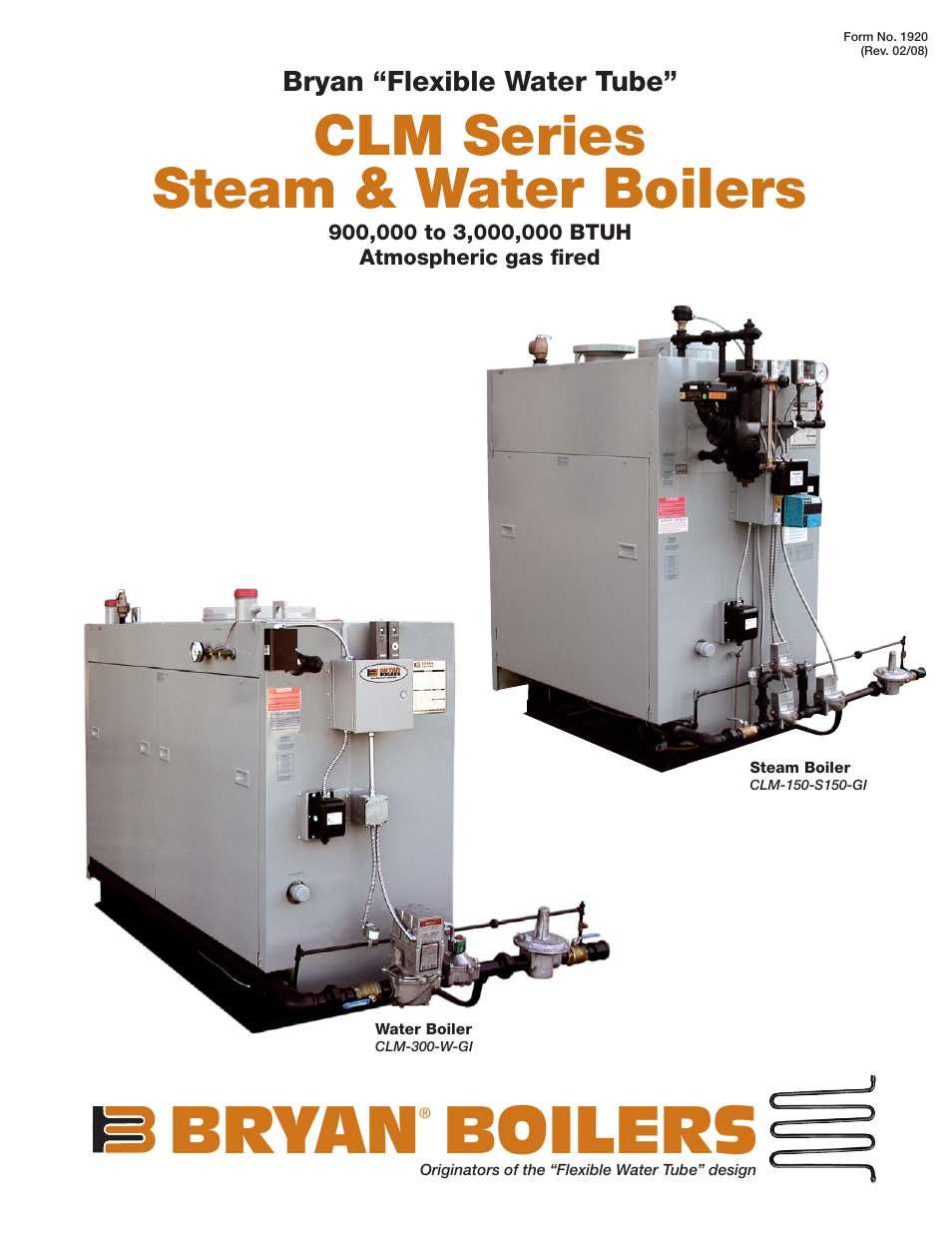 Bryan Boilers CLM-150-S150-GI User Manual | 4 pages